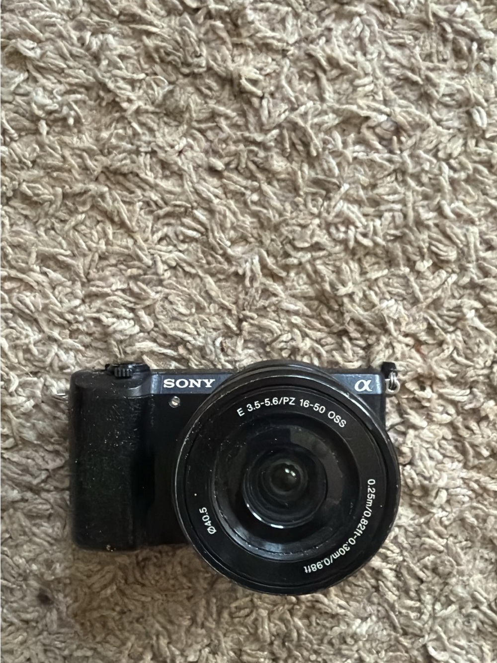 Sony Black Alpha Mirrorless Camera with 16-50mm Lens (Black)